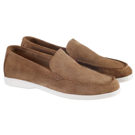 Mocassin homme en cuir daim, Tabac – ZT3062